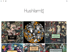 Tablet Screenshot of hushlamb.com